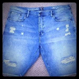 Prps distressed jean shorts